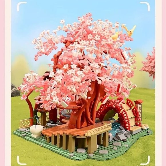 Crypton Hatsune Miku Cherry Blossom Building Blocks Set -NEW Officially Licensed - Picture 7 of 12